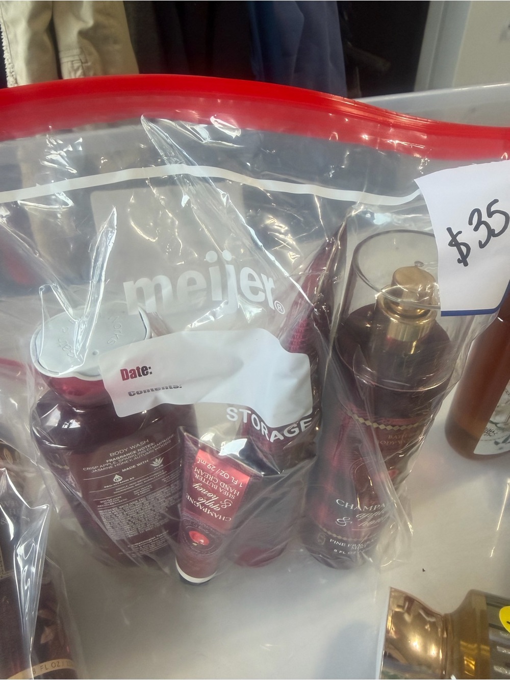 Bath & Body Works Champagne Apple and Honey Set